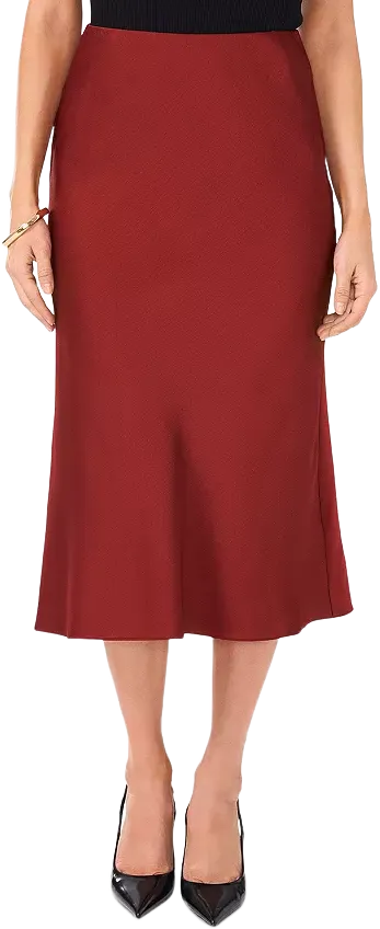 VINCE CAMUTO A Line Midi Skirt