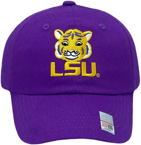 Bits & Bows Bits & Bows Unisex Officially Licensed LSU Baseball Hat - Baby, Little Kid, Big Kid