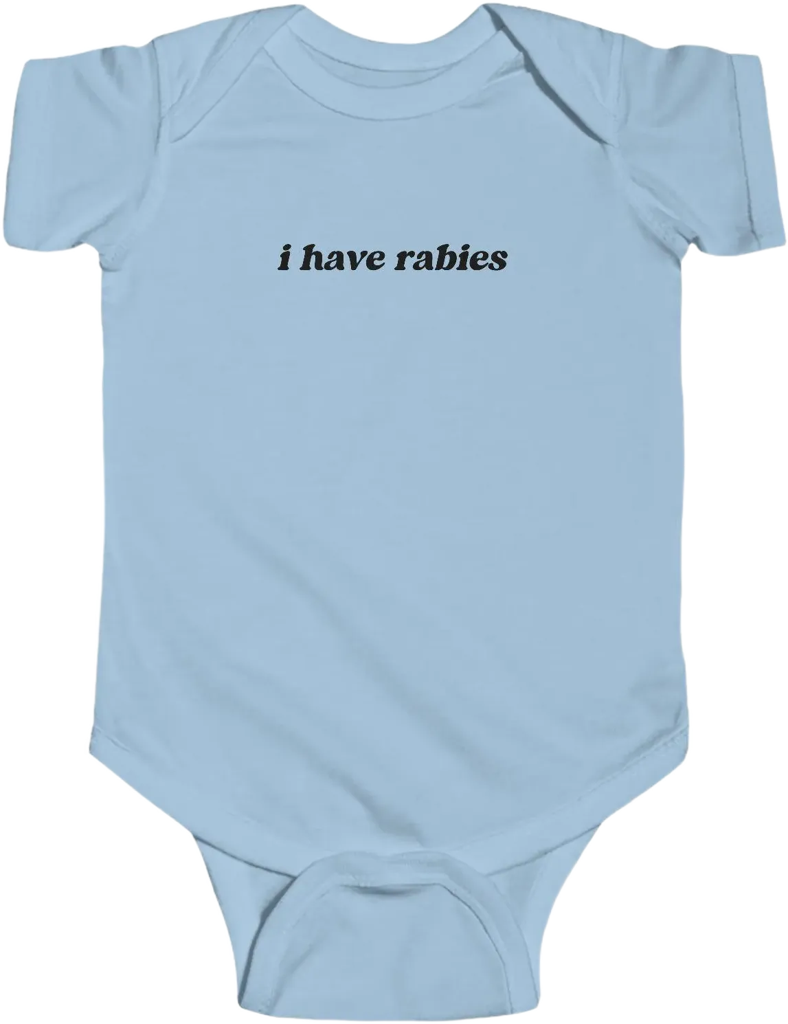 I Have Rabies Funny Baby Onesie, Funny Baby Shower Gifts, Gift for Baby Boy/ Girl, Gender Reveal Party, Cotton Infant Bodysuit Apparel, Goth