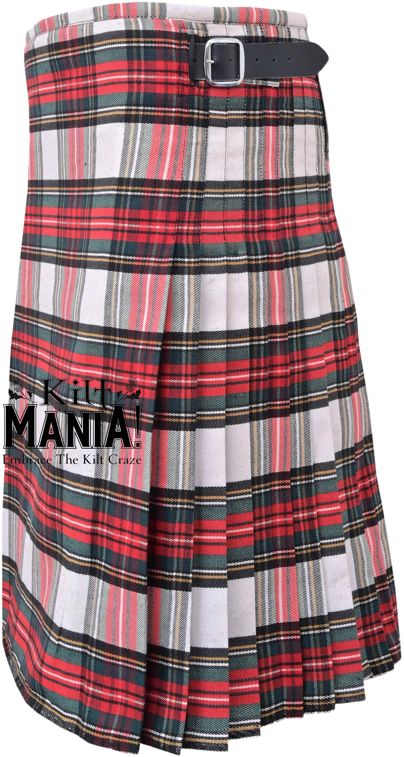 Dress Stewart Tartan Kilt - 8 Yard Highland Kilt in 16oz Acrylic Wool - Handcrafted Men&#39;s Dress Kilt - Premium Made-to-Order Kilt Skirts