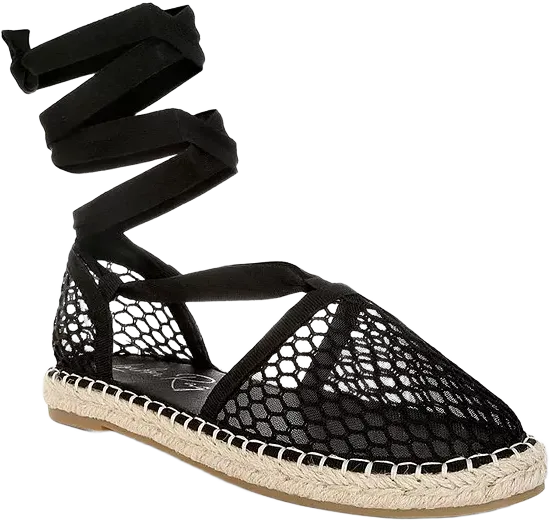 Sonara Mesh Flat Espadrille Sandals