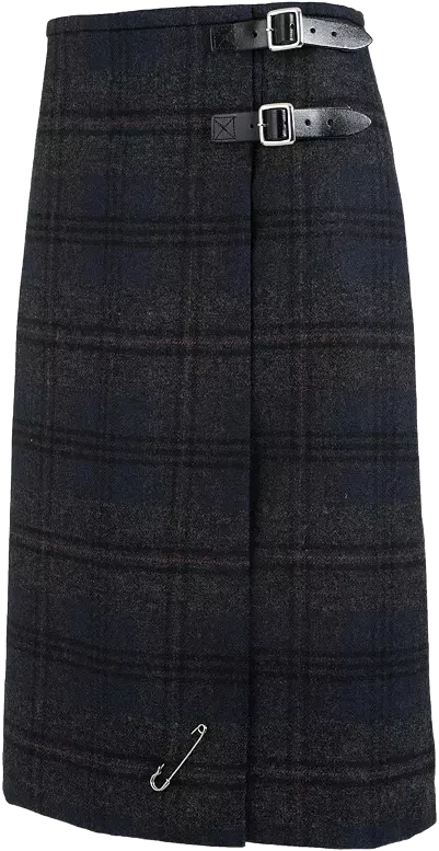 Celtic & Co. Women's Midi Celt Kilt Plaid Skirt