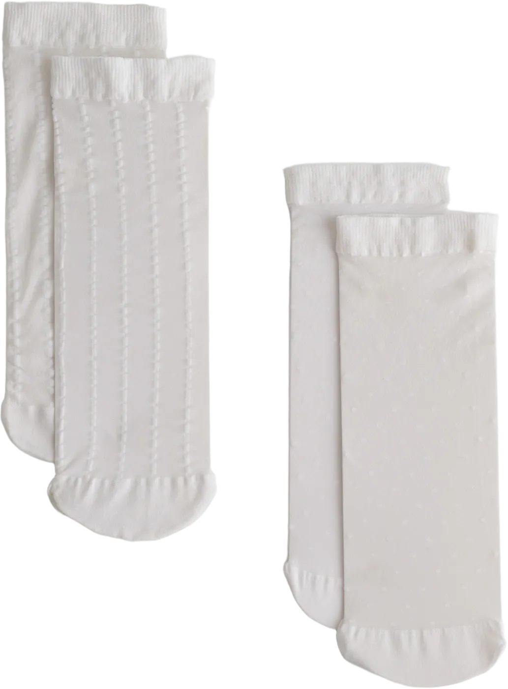 Two-Pack Sheer Ankle Socks