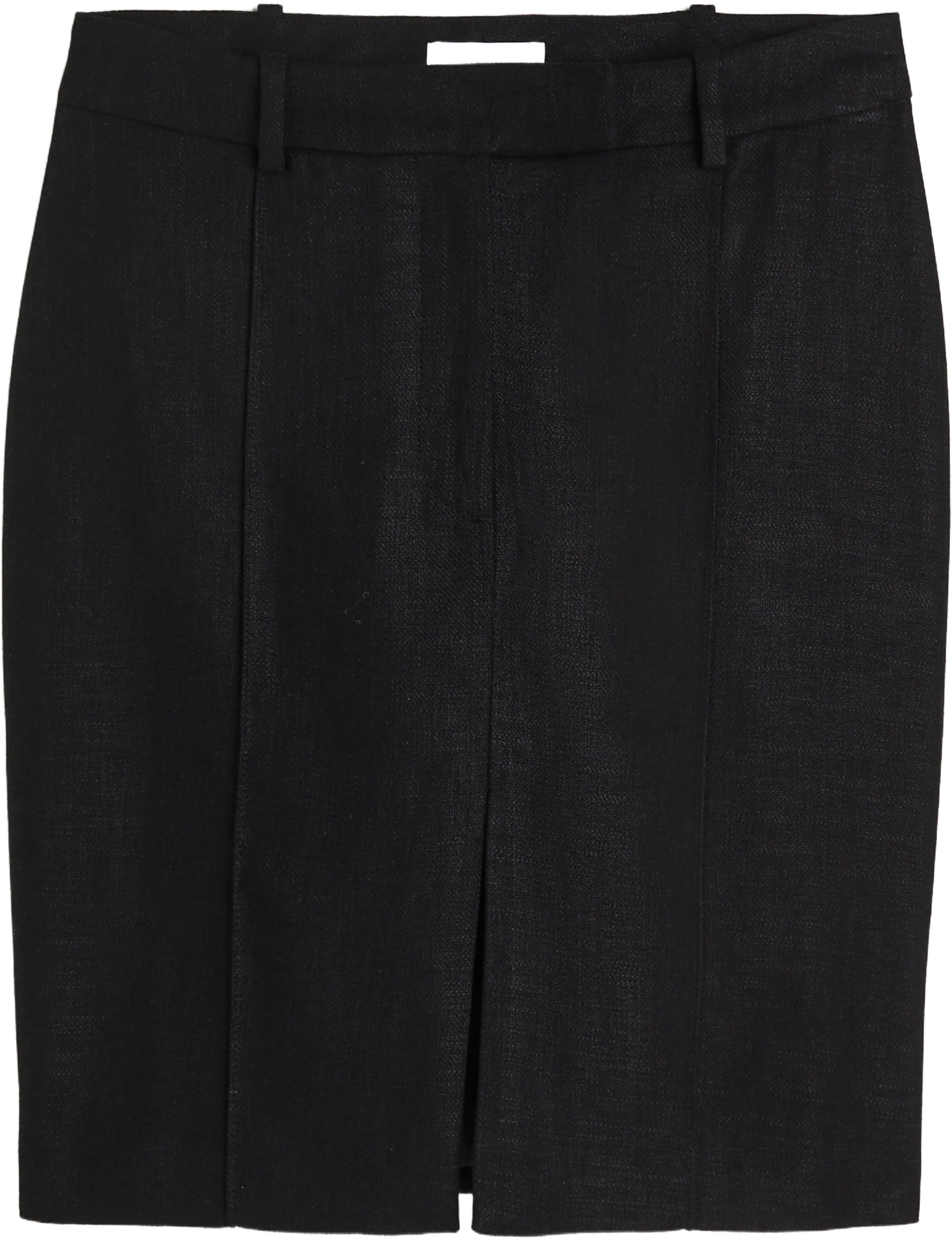 Linen-blend Skirt
