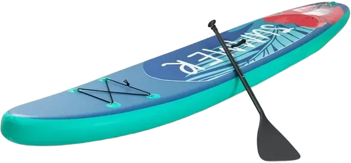 SKONYON 10 Feet Inflatable Stand Up Paddle Board with Backpack Leash Aluminum Paddle-M