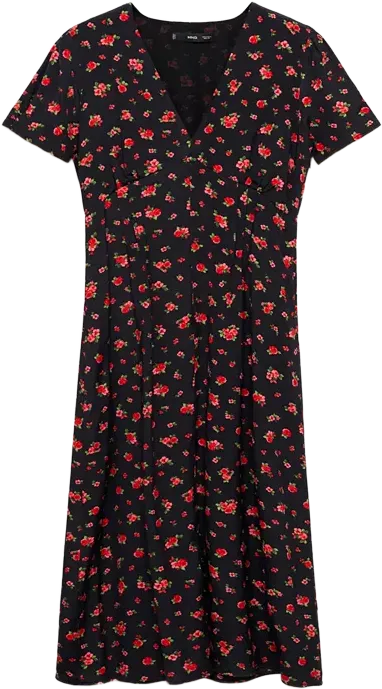Mango Women's Midi Floral Dress