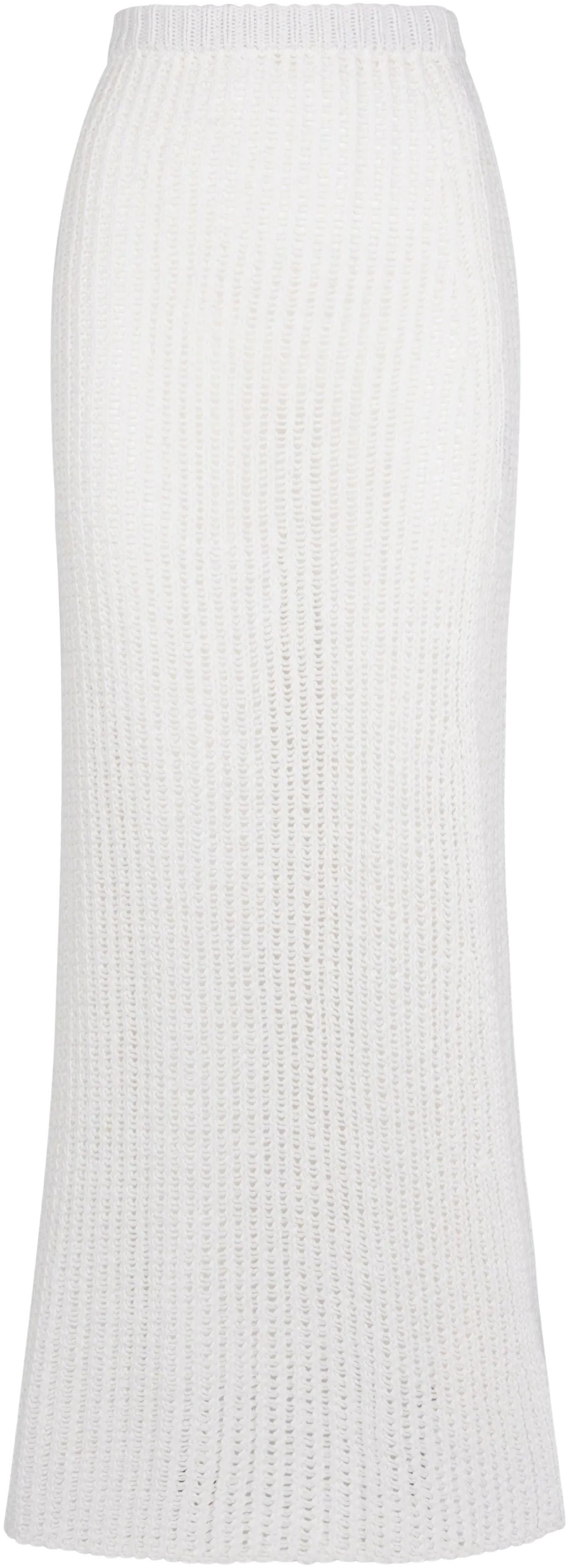 Ferragamo Women's White Cotton Pencil Skirt