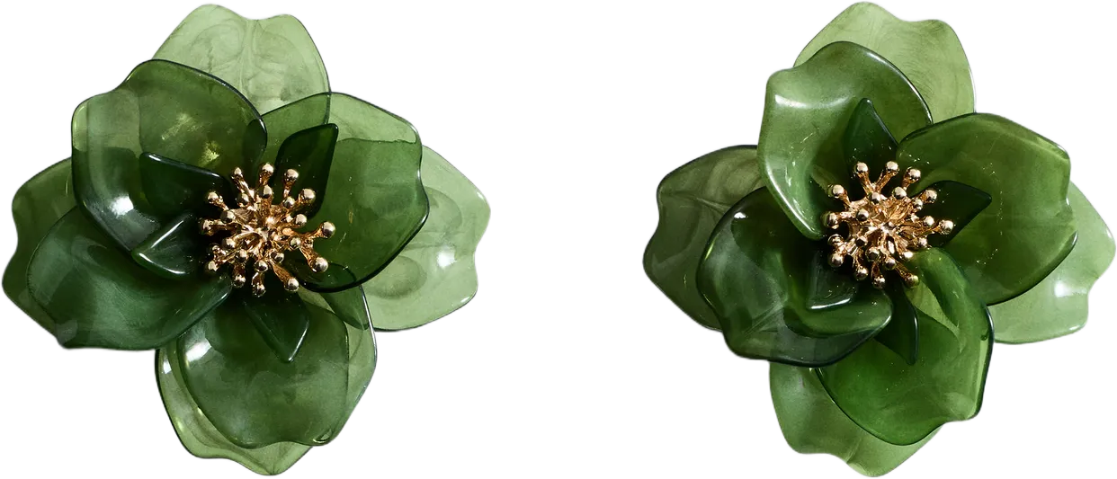 Floral earrings