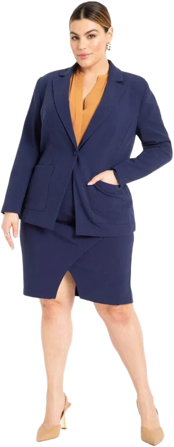 The 365 Suit Wrap Pencil Skirt