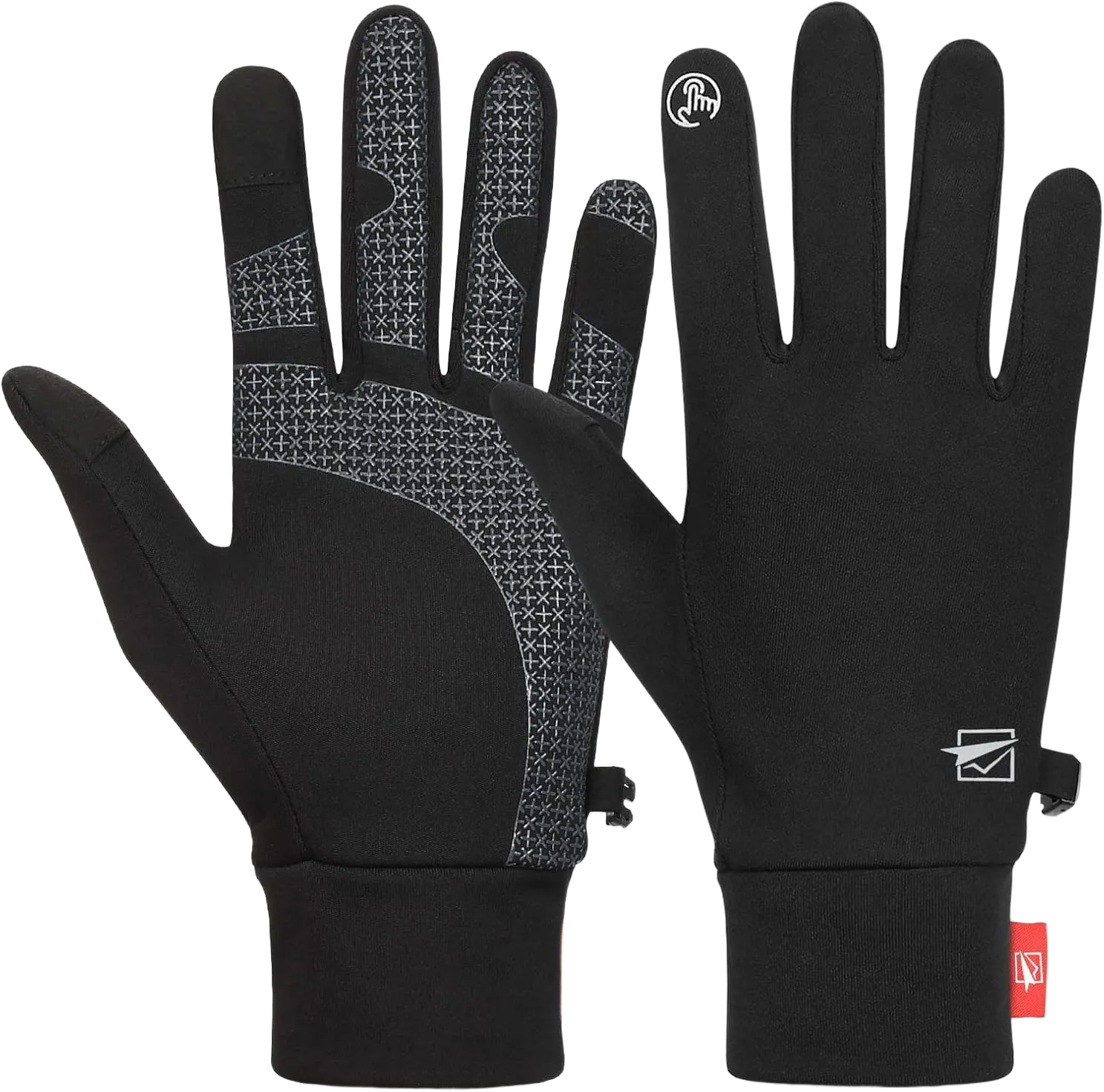 Lightweight Gloves Running Gloves Winter for Women - Touchscreen Thin Gloves Liner for Running Cycling Working Hiking Driving in Cold Weather