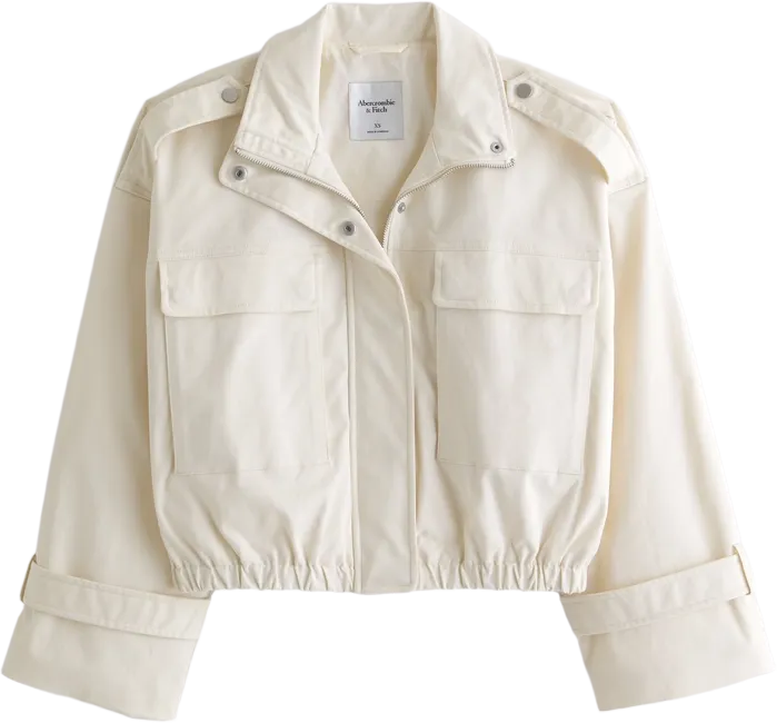 Lightweight Cinched Utility Jacket