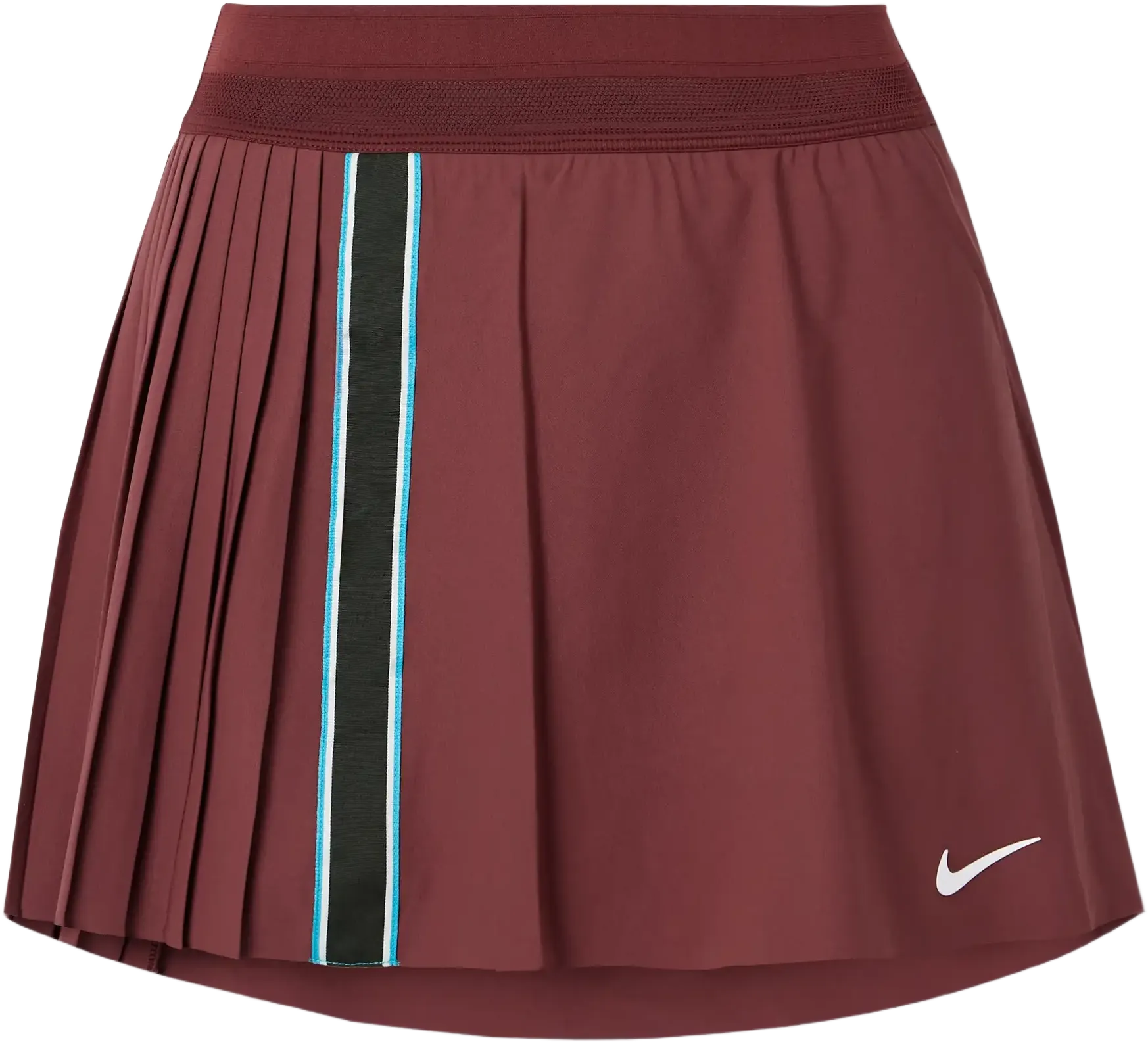 NikeCourt Slam grosgrain-trimmed Dri-FIT tennis skirt