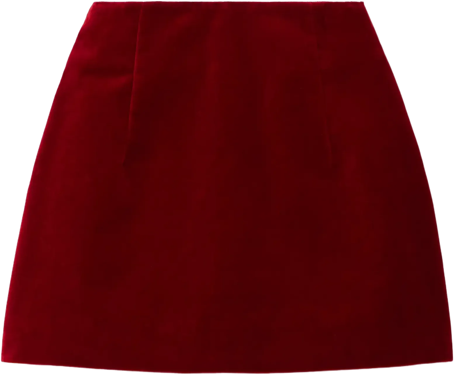 + NET SUSTAIN Vera cotton-velvet mini skirt