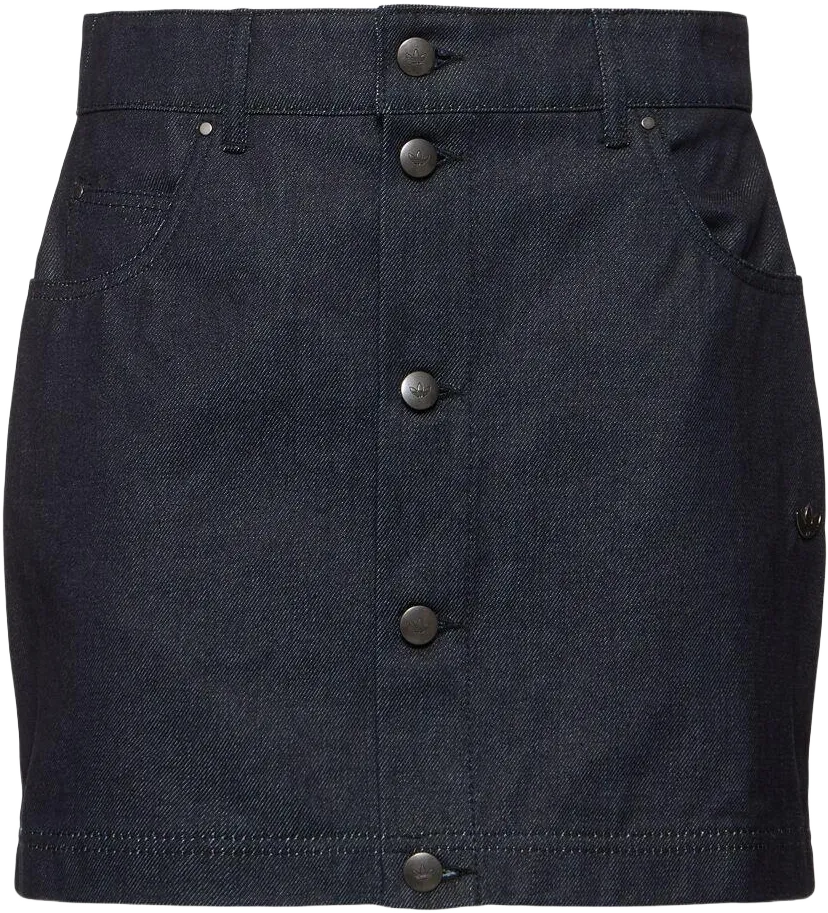 adidas Originals Women's Blue Denim Skirt